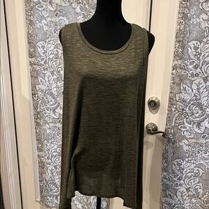 Papermoon Dark Olive Tank Top